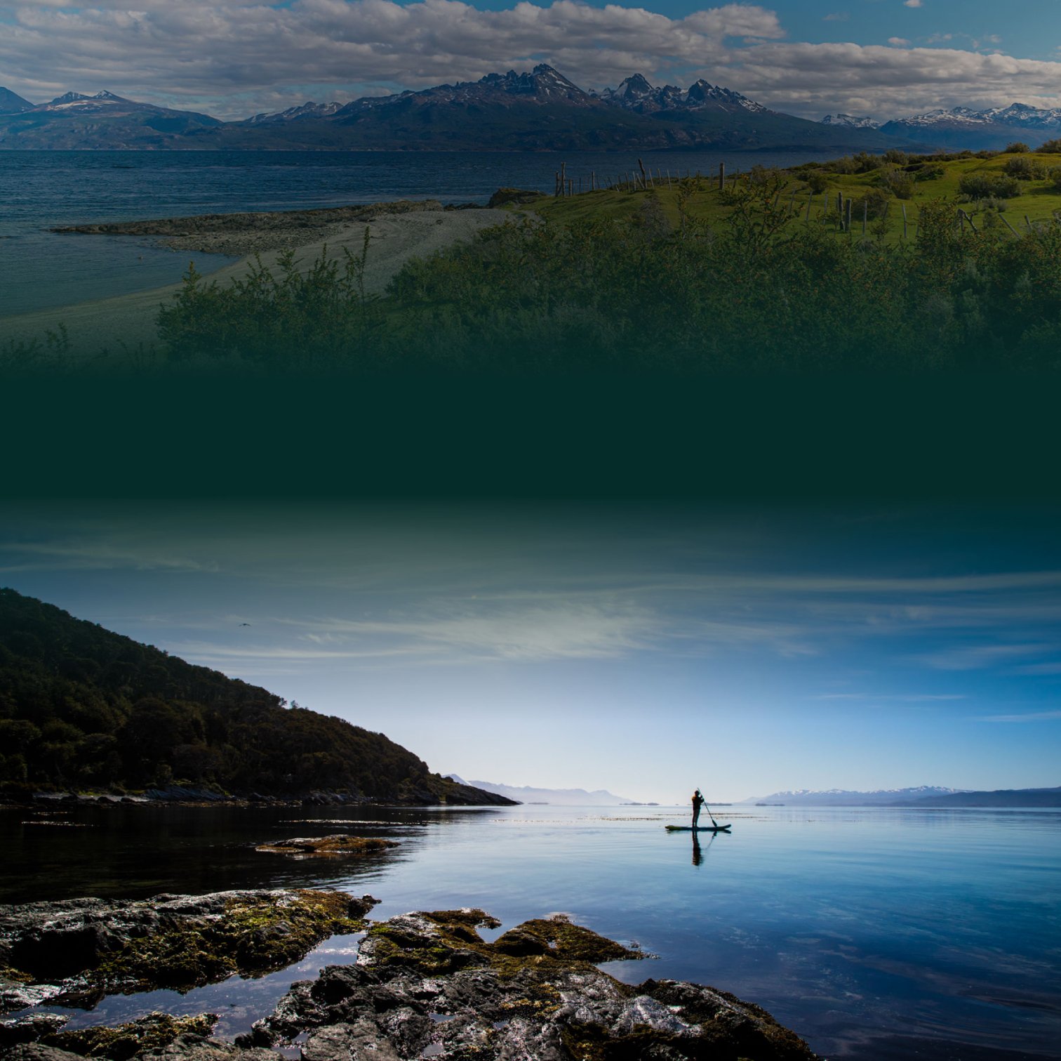 Vista del Canal Beagle - Costa Susana